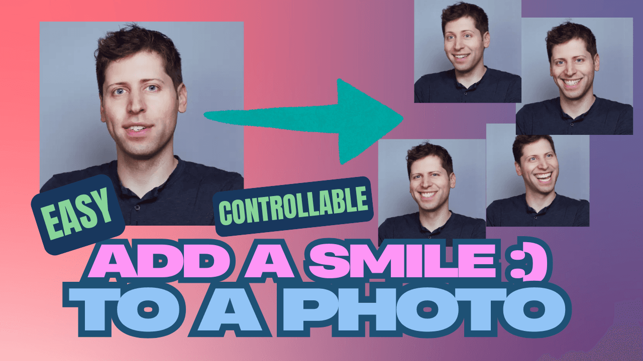 How to Add a Smile to Any Photo Video Tutorial