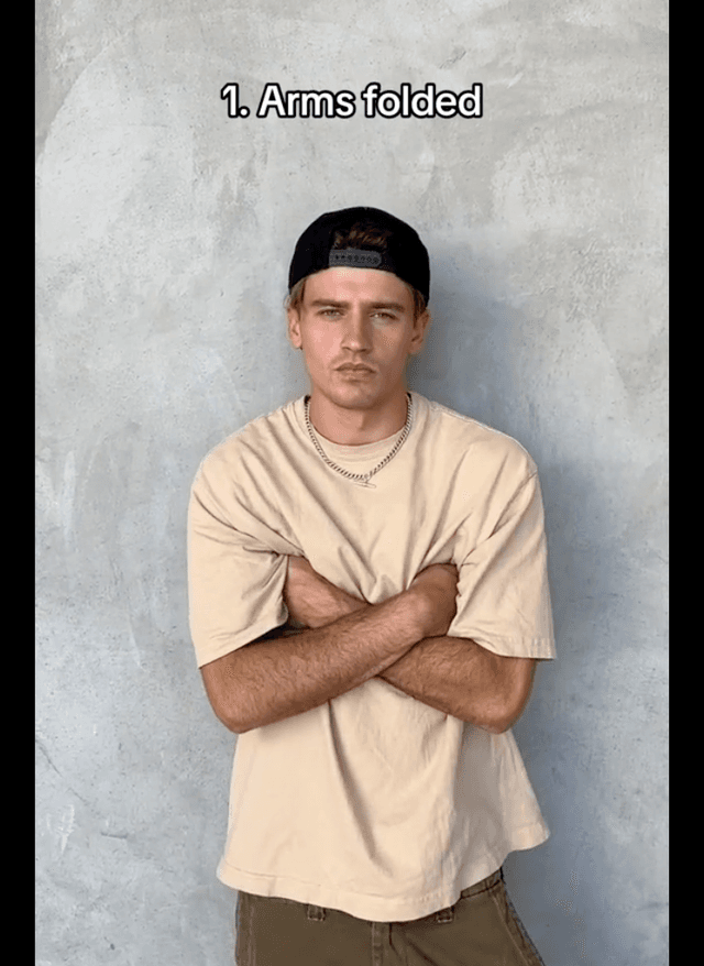 Arms folded